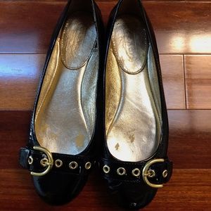 Coach Ballet Flats Patent Leather
